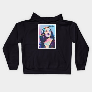 Poster Art Bette Davis Kids Hoodie